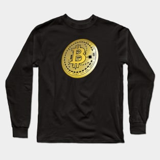 Bitcoin Digital Crypto Currency Long Sleeve T-Shirt